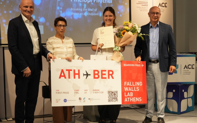 Το Falling Walls Lab Greece 2026 στο ΟΠΑ ανέδειξε τη νικήτρια του που θα ταξιδέψει στο Βερολίνο 