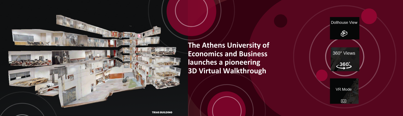 The Athens University of Economics and Business launches a pioneering 3D Virtual Walkthrough